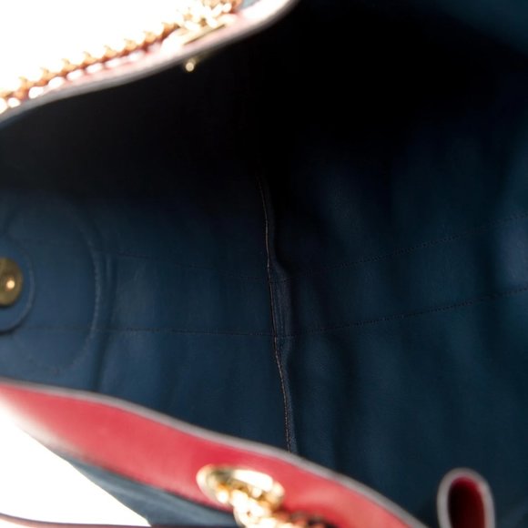 NEW WITH GUCCI DUSTBAG AND CARDS Gucci Rajah Suede Large Tote Bag in Blue - Picture 15 of 16